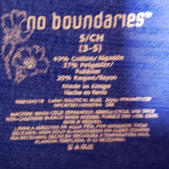 No Boundaries Womens Blue Kansas City Royals Long Sleeve Rhinestone Detail 3 - Picture 4 of 4